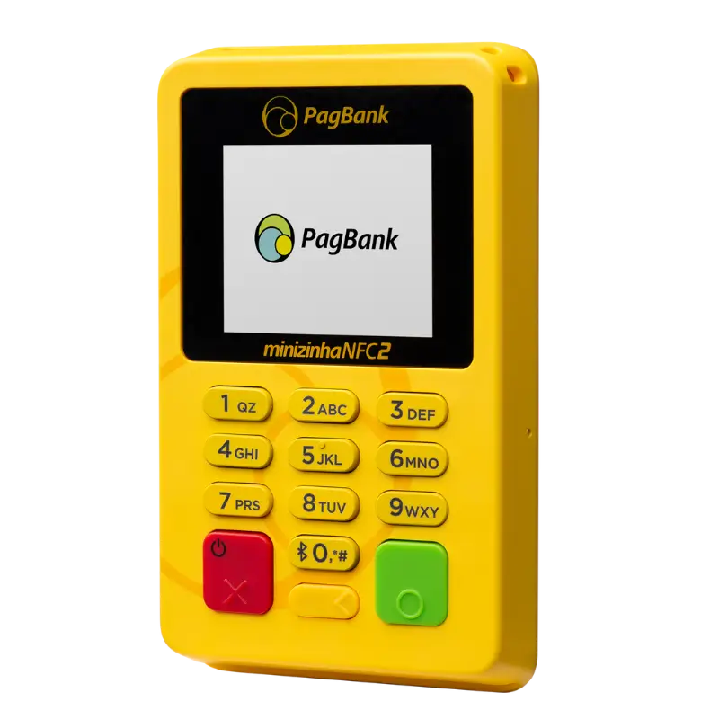 Minizinha NFC 2 PagBank com Pix sem taxa e recebimento na hora